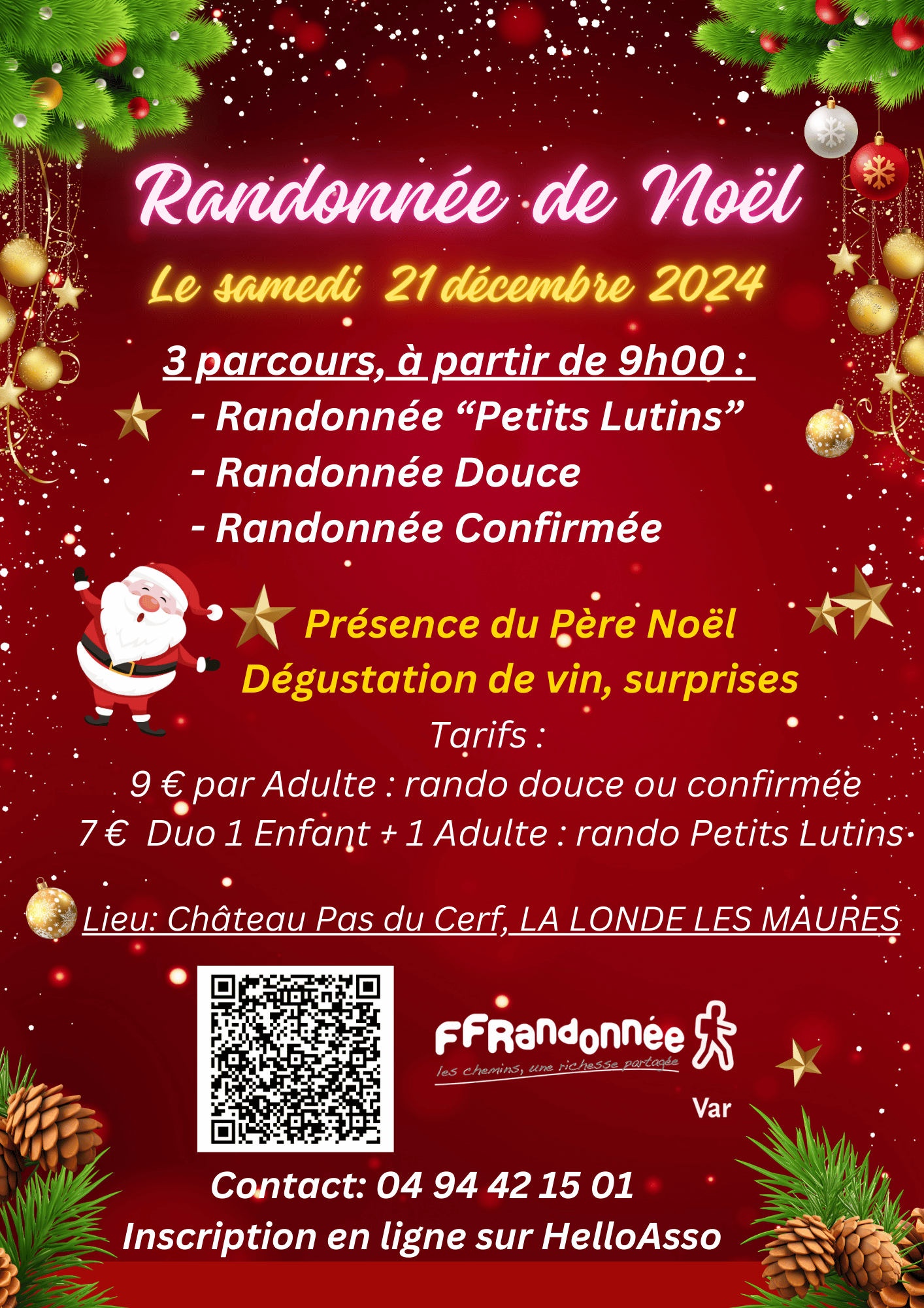 Raandonnée de Noël FFRP Var