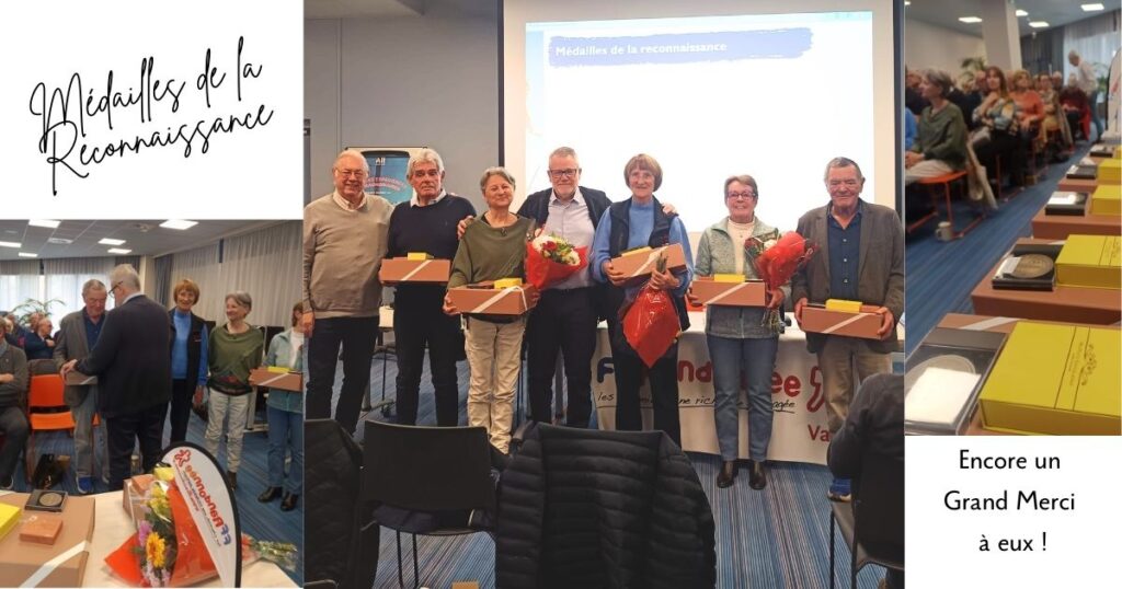 Retour en images sur l'Assemblée Générale du Comité de Randonnée Pédestre du Var. Le 7 mars à Toulon. Les Médailles de la Reconnaissance