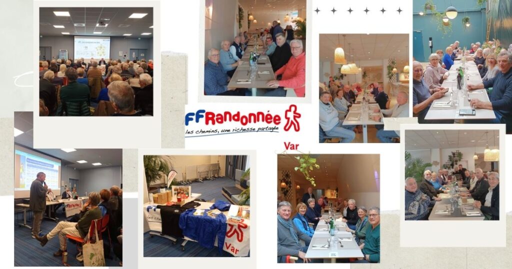 Retour en images sur l'Assemblée Générale du Comité de Randonnée Pédestre du Var (CDRP 83). Le 7 mars à Toulon.