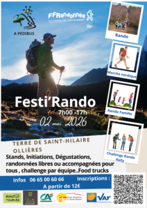 Festi'Rando le 2 mai au Domaine de Saint-Hilaire à Ollières