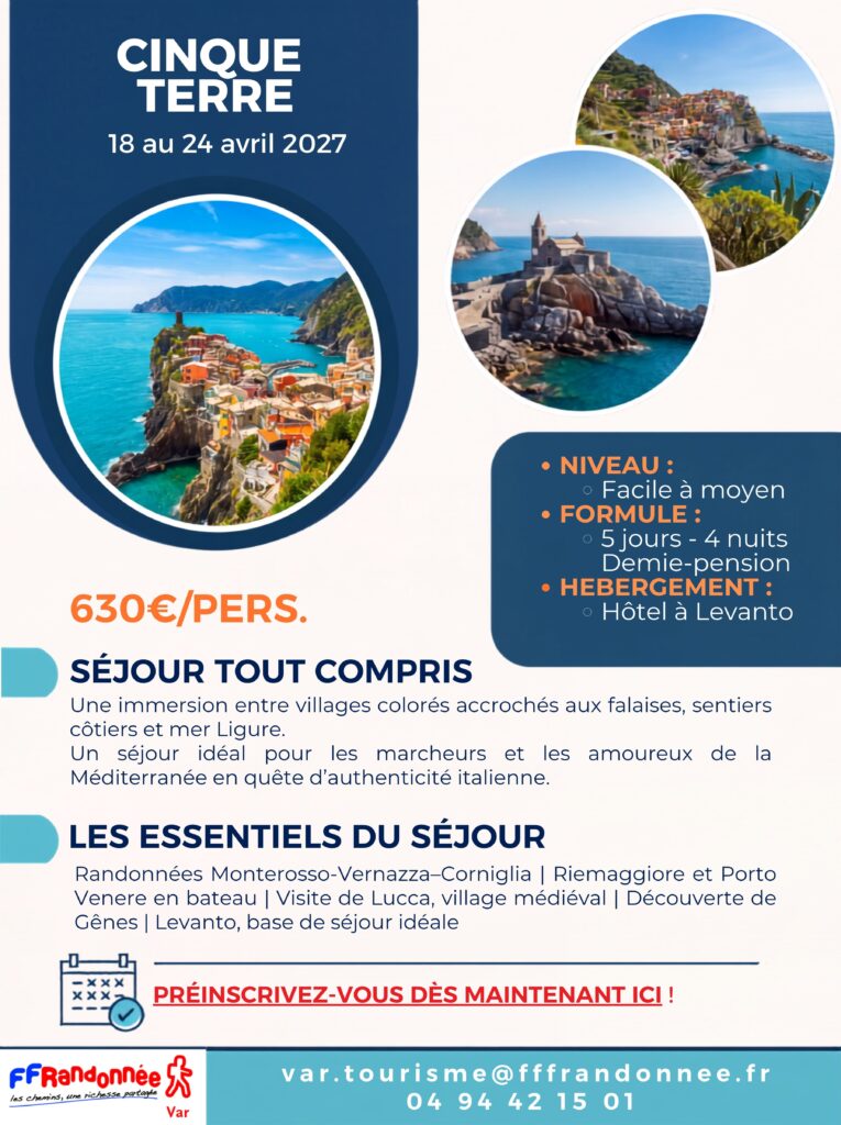 Séjours 5 Terre