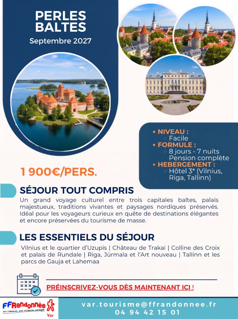 Séjour aux Perles Baltes