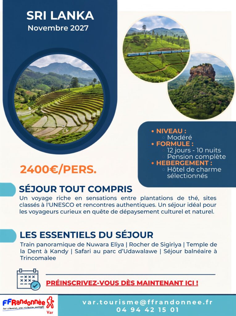Séjour au Sri Lanka