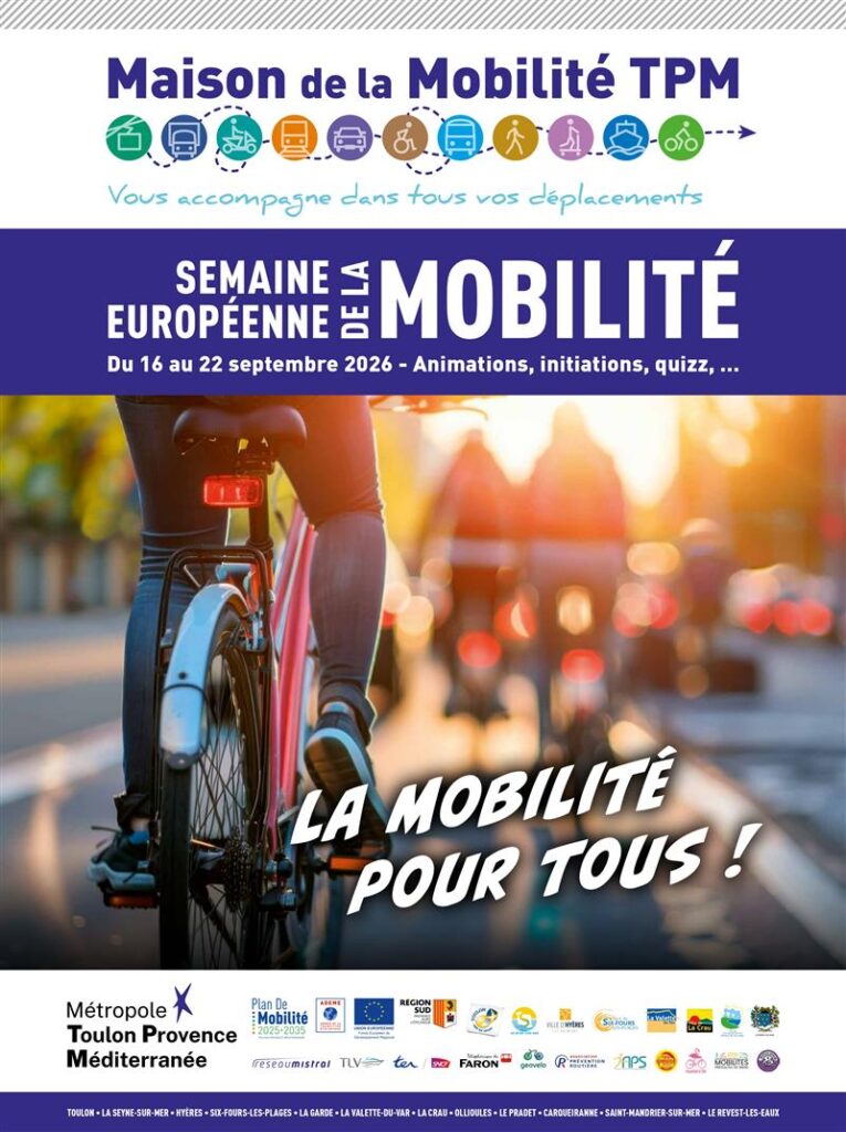 Semaine de la Mobilité 2026 : du 16 au 22 septembre.