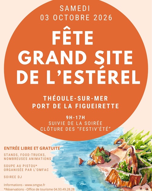 Fête Grand Site de l’Estérel à Théoule-sur-Mer | 3 octobre 2026